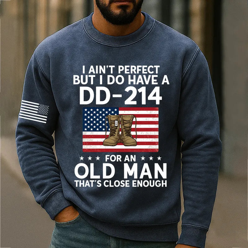 Veteran Printed Casual Men's Sweatshirt