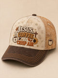 Unisex Autumn Faith-Print Hat