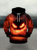 Men's Casual Party Halloween Print Hoodie