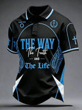 Men's Faith Printed Polo Shirt