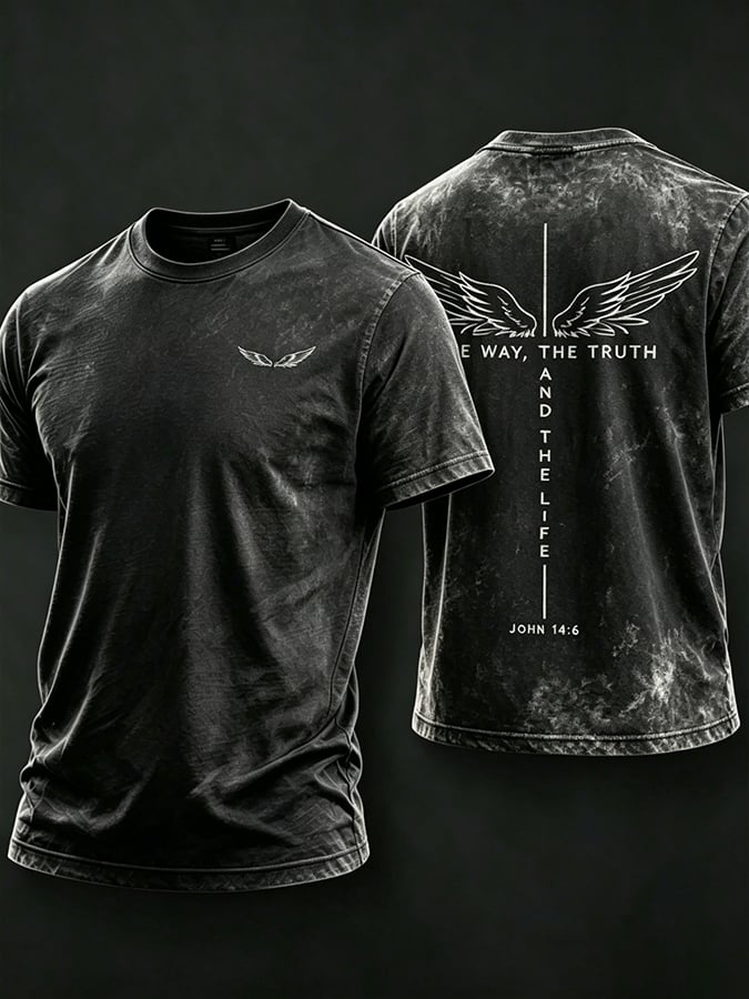Men's Faith Printing  T-Shirts