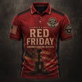 Men's "Red Friday" Commemorative Polo Shirt