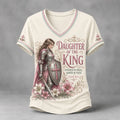 Women's Faith and Female Warrior Art Print T-Shirt