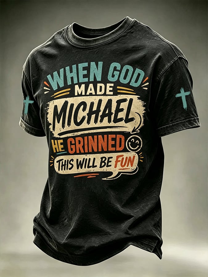 Men's Faith Print Short-Sleeve T-Shirt