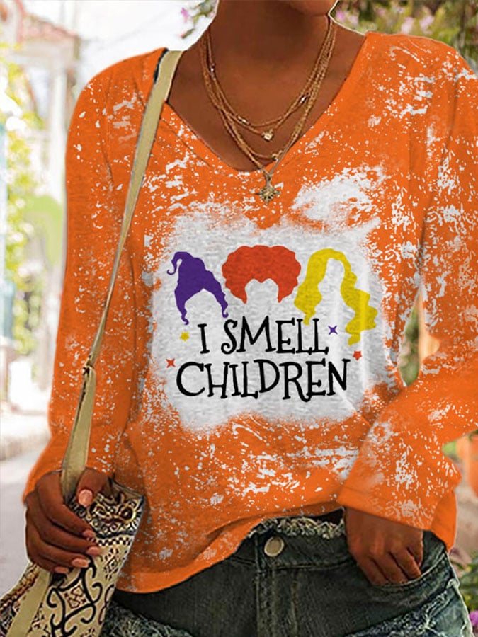 Tie-Dye Print Long-Sleeve T-Shirt