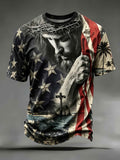 Men's Casual Faith Printed T-Shirt