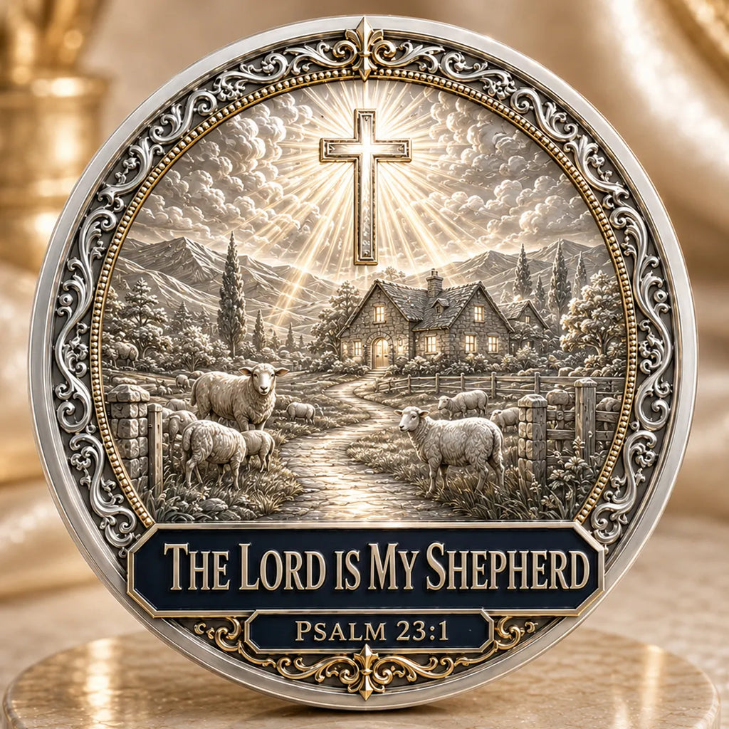 The Good Shepherd Commemorative Metal Medal