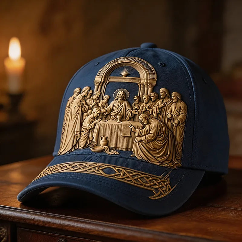 Religious Faith "The Last Supper" Art Print Casual Cap