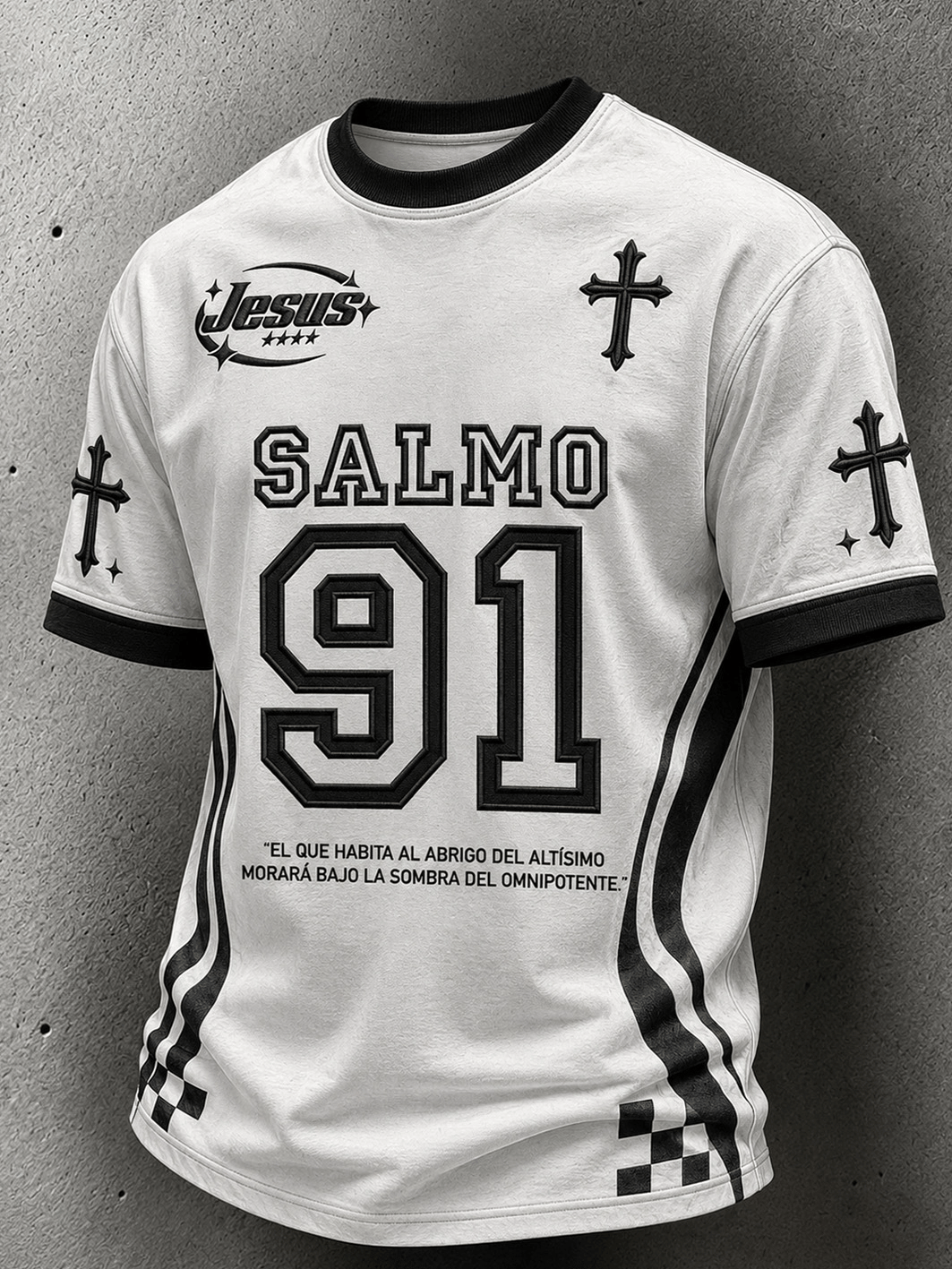 Men's faith theme casual sports short-sleeved T-shirt