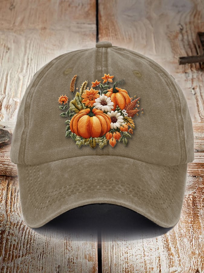 Unisex Fall Pumpkin Hat