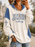 Women's Faith-Themed Casual Hoodie