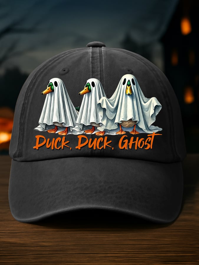 Unisex Halloween print baseball cap