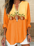 Women's Fall Pumpkin Thanksgiving Shirt