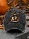 🔥HOT SALE🔥Retro Fall Gilmore Ghouls Where You Haunt, I Will Follow Print Baseball Cap