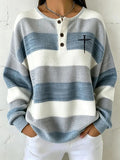 Women's Faith Print Long-Sleeved Knit Top