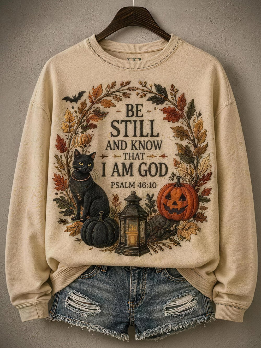 Women's Casual Halloween Print Sweatshirt