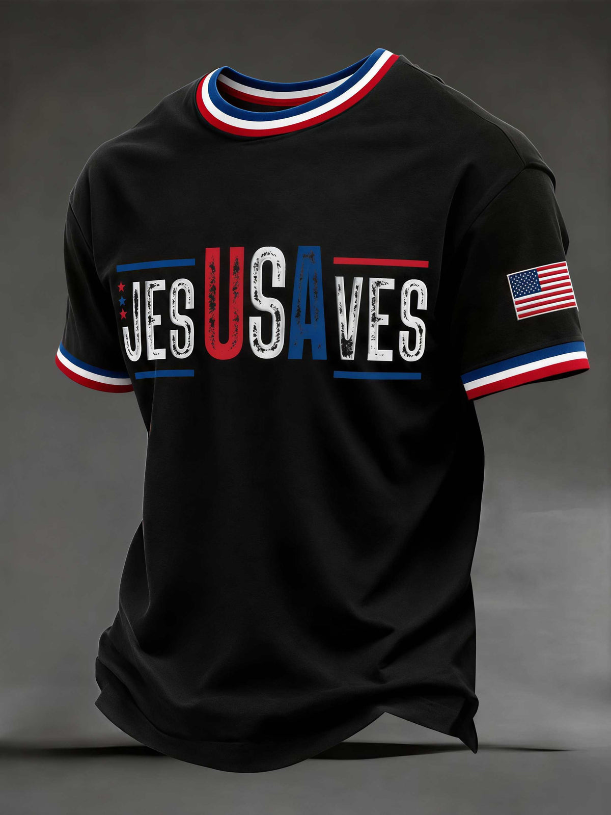 Men's Casual Faith Printed T-Shirt