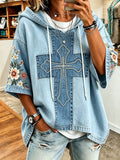 Women's Christian Faith Cross Hoodie