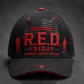 "Red Friday" Veteran Commemorative Casual Baseball Cap