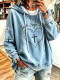 Women's   Faith  Print Top