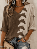 Women's Vintage Western Faith Print T-Shirt