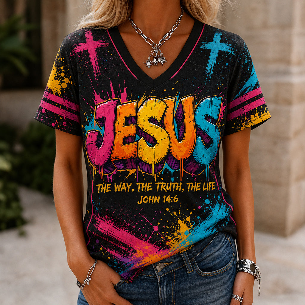 Christian Jesus Faith Casual Printed T-Shirt