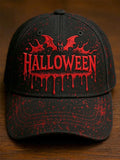 Halloween print baseball cap