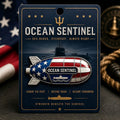 Ocean Sentinel Patriotic Submarine Pin