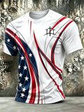 Men's Retro Print Short-Sleeve T-Shirt
