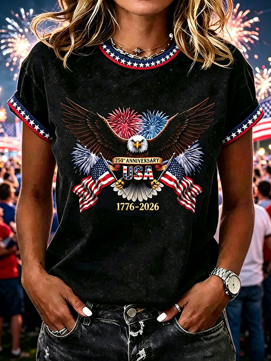 Women's American 250th Independence Day T-shirt