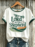 Women's  Retro Faith Print T-shirt