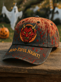 Vintage Halloween Boo-Tiful Night! Print Hat