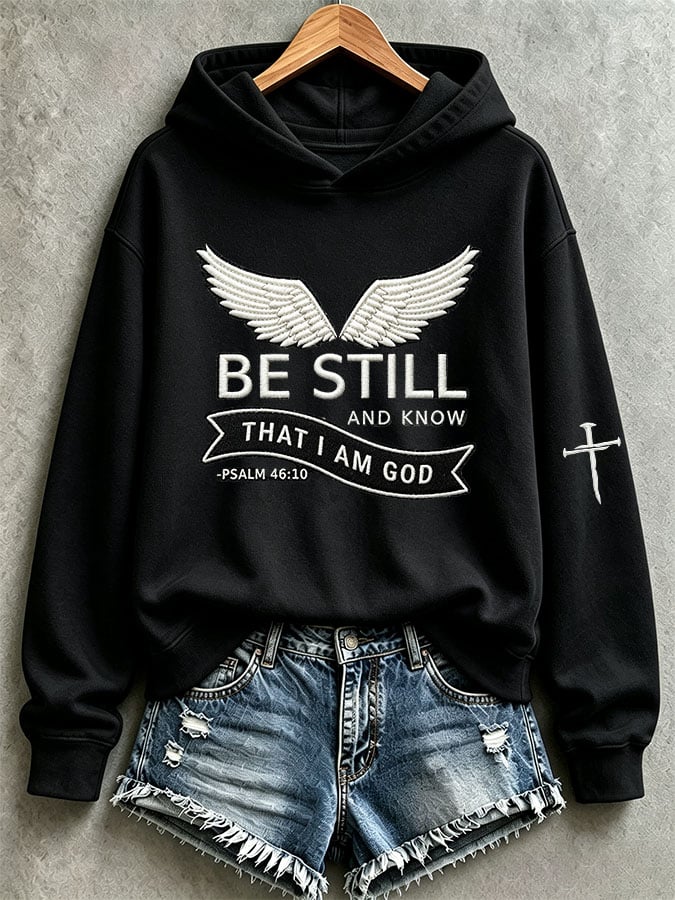 Women's Casual Printed Long-Sleeve Sweatshirt