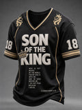 Men's Son Of The King Printed Casual Tops