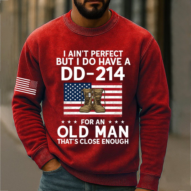 Veteran Printed Casual Men's Sweatshirt