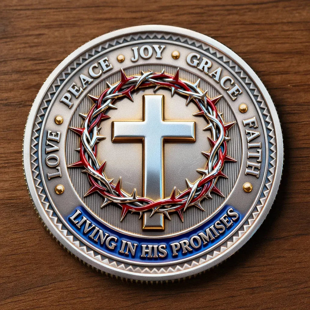 🏆Flash Sale 60% OFF - 🙏“Yahweh – The Living Light” Faith Commemorative Metal Medal