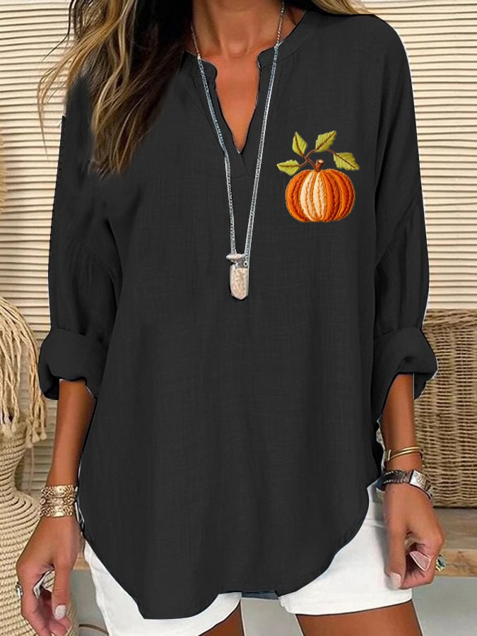 Women's Fall Pumpkin Thanksgiving Shirt