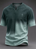 Men's Vintage Faith Faux-Linen T-shirt