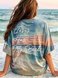 Women's Faith  Printed Casual T-Shirt