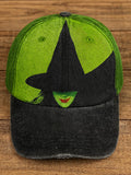 Unisex Witch Print Baseball Cap