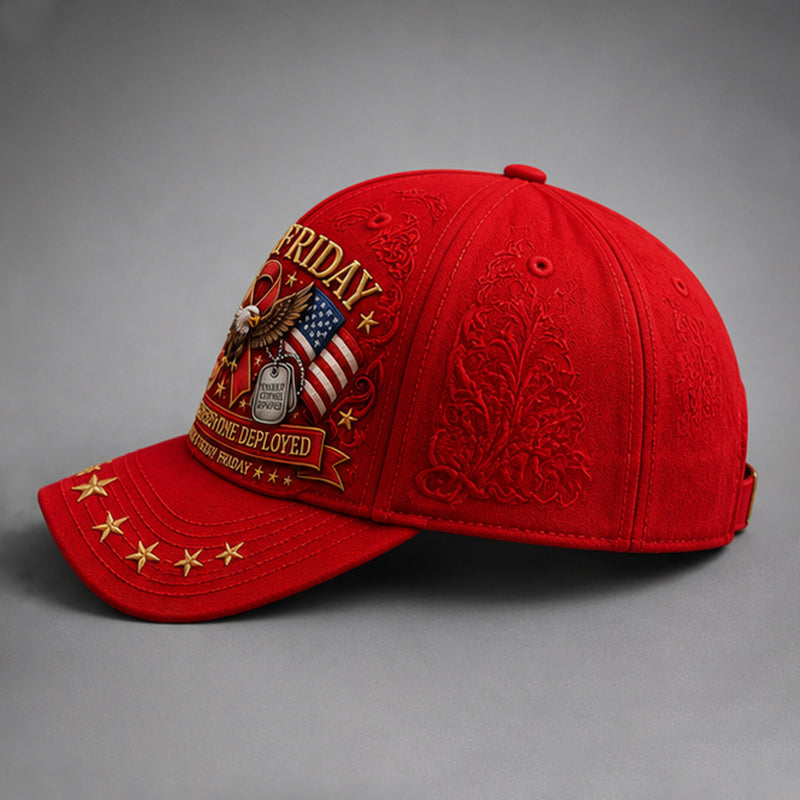 Red Friday Art Print Baseball Cap