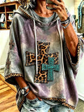 Women's Casual Printed Loose Sweatshirt
