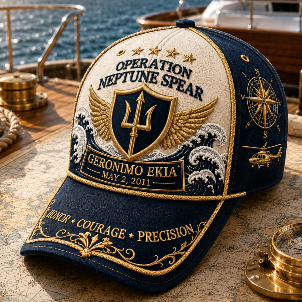 Military Heritage  Veteran Tribute Cap Premium Tactical Baseball Hat