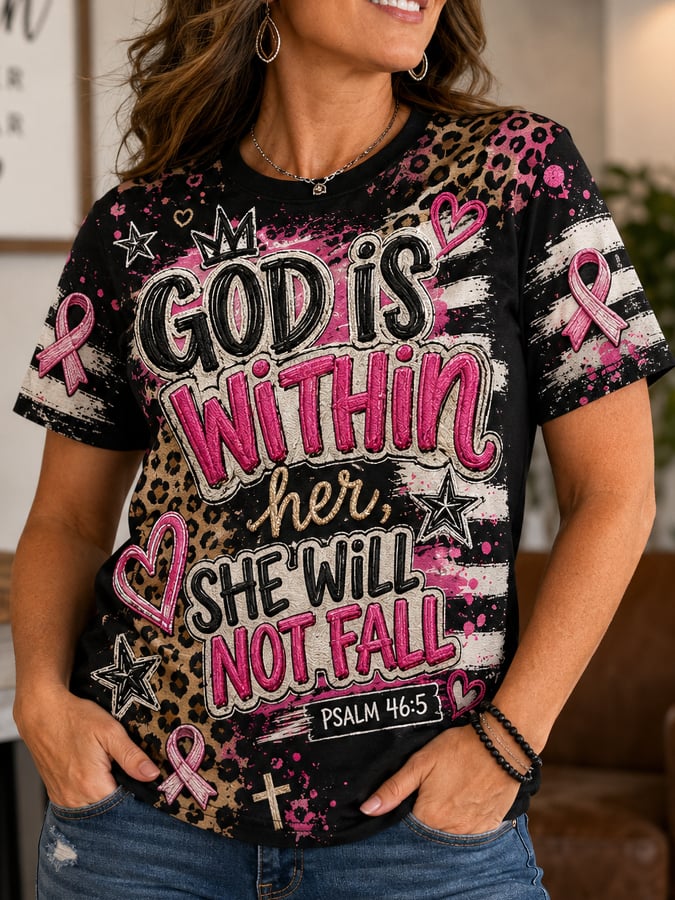 Women'S Faith-Print T-Shirt