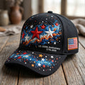 US 250th Anniversary Vintage Art Casual Hat