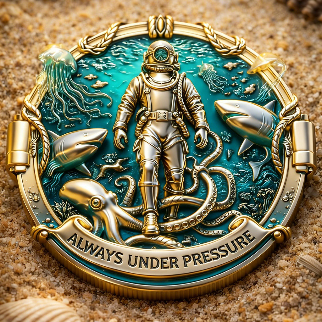 ⚡️Last Day 60% OFF - Deep Sea Diver Commemorative Metal Medal