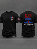 Men's 9.11 Never Forget Printed T-shirt