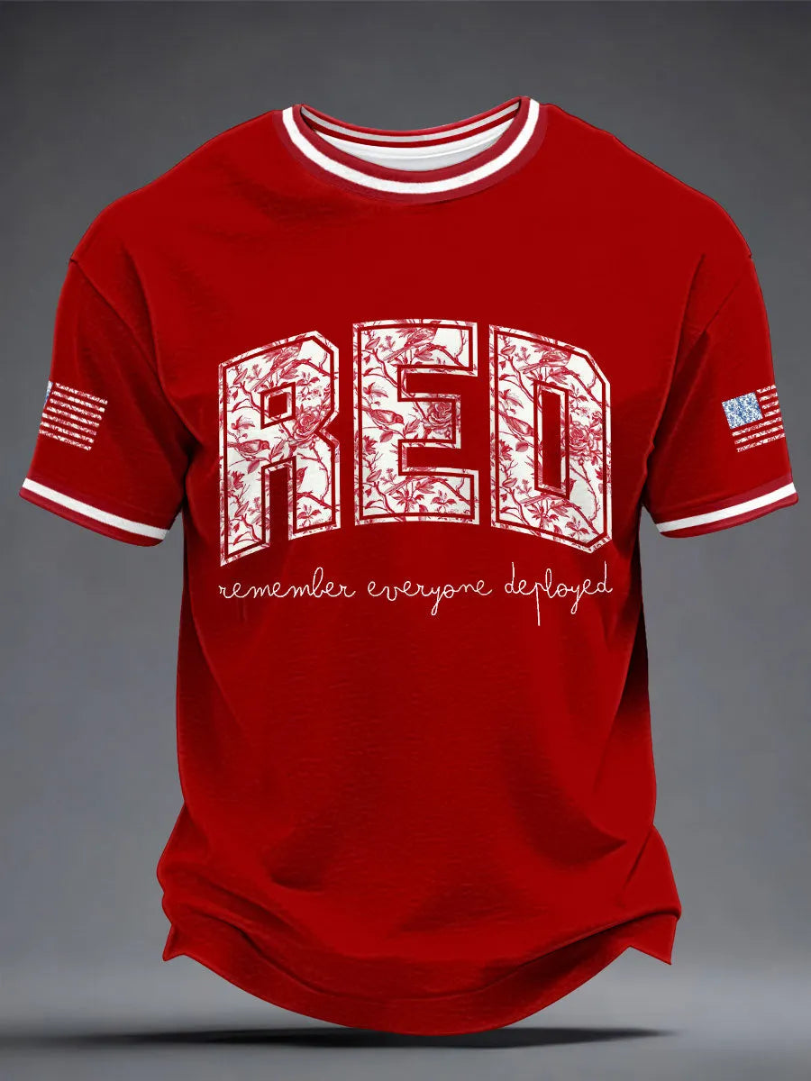 Men's Wear I wear red on Friday T-shirts