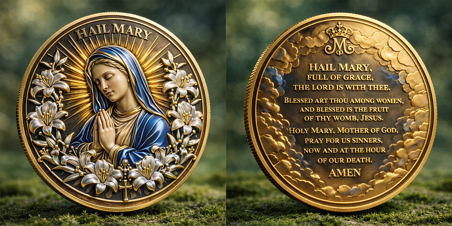 ⚡️Last Day 60% OFF - Blessed Virgin Mary Commemorative Metal Medal