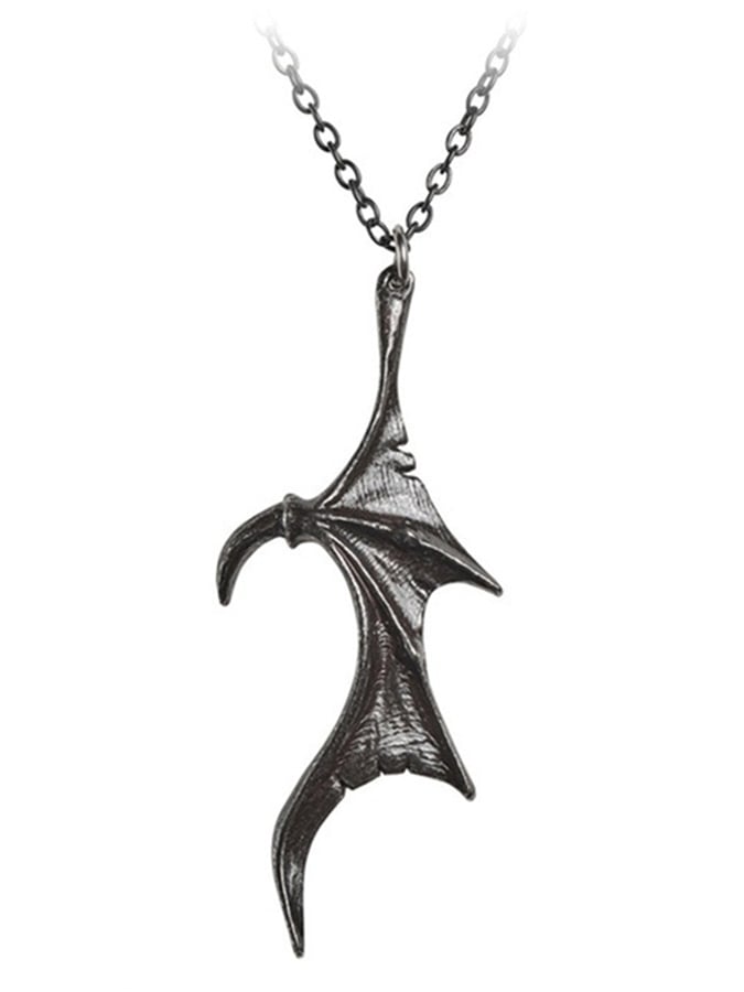 Halloween Gothic Dark Pumpkin Ghost Pendant Necklace